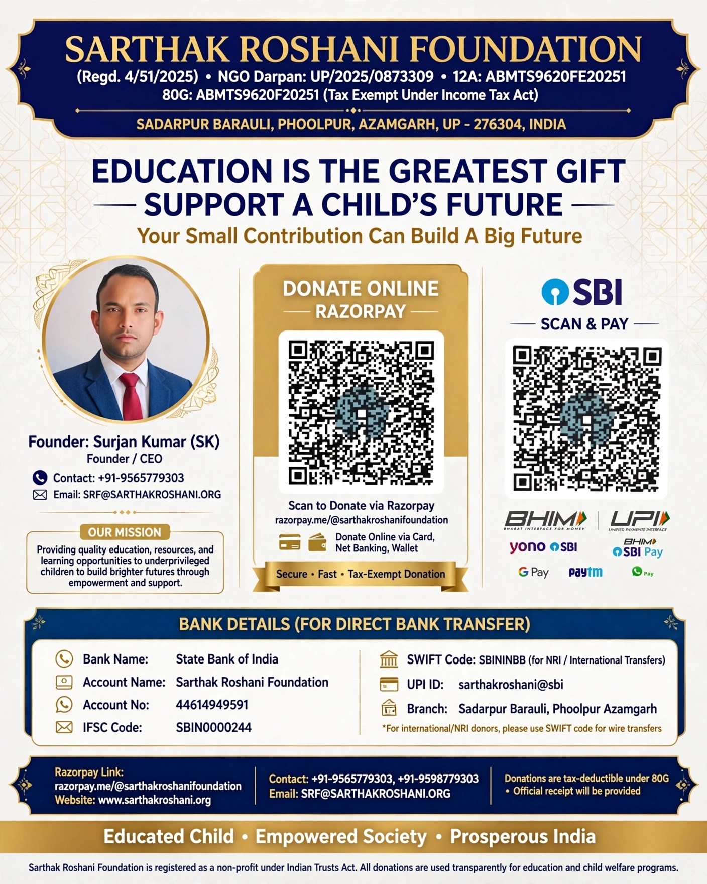 Donation English